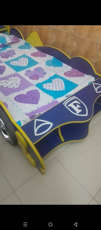 car design baby single bed 1