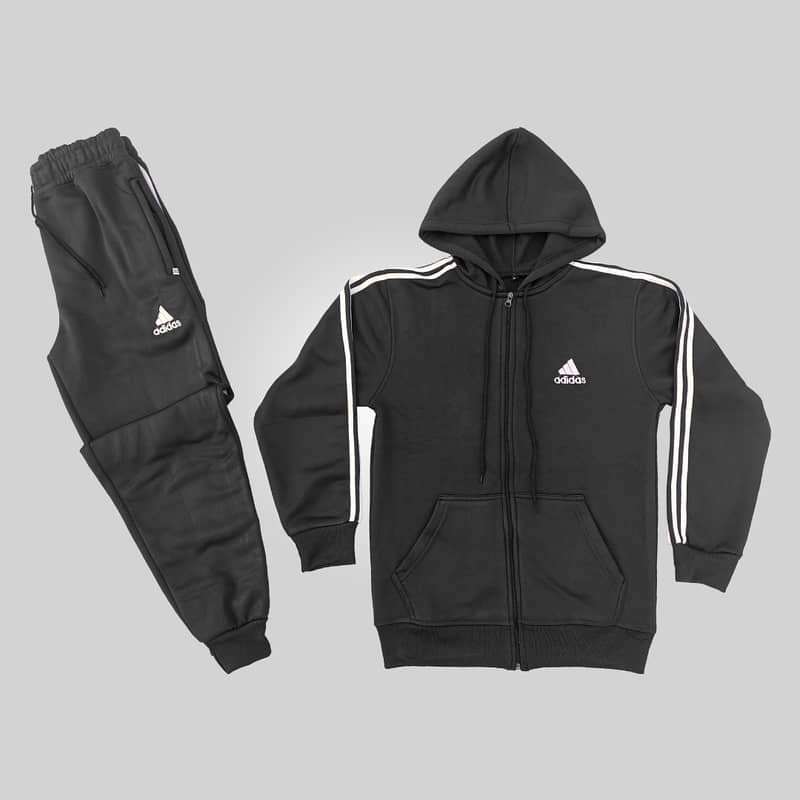 Sporty Tracksuit | Zipper Hoodie and Trouser Set | Activewear & Casual 1