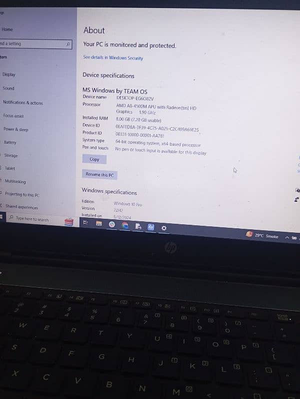 HP probook for sell i5 4th generation 2