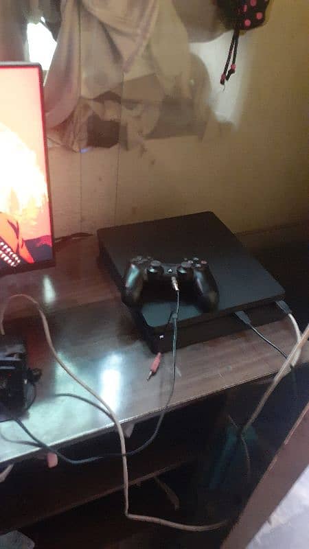 ps4 slim 500gb with rdr2 fifa20 3