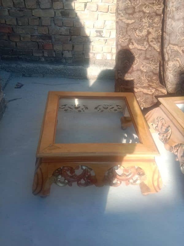 Chiniot Wood Centre Tables New Condition( urgent ) 0