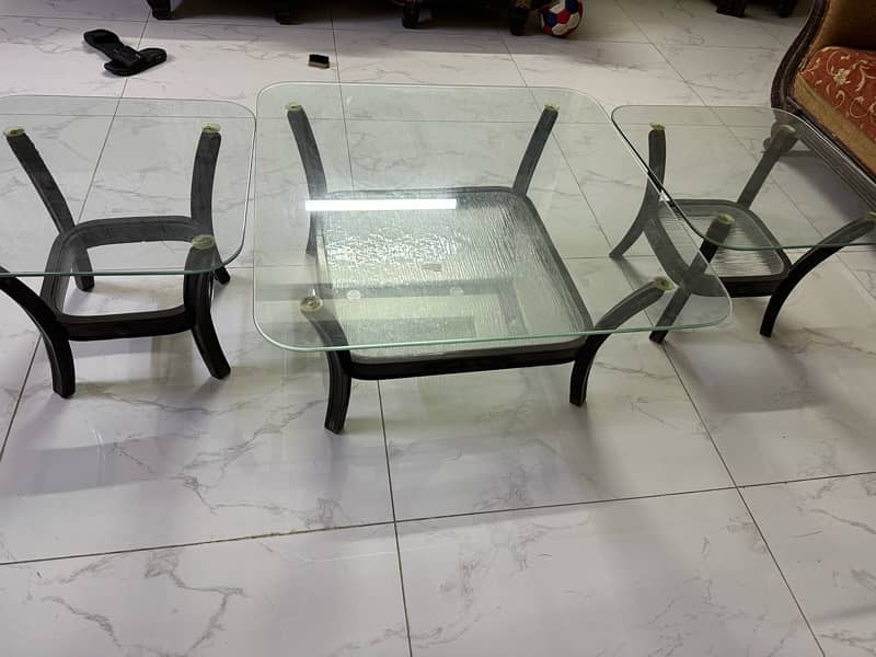 Center tables with glass 0