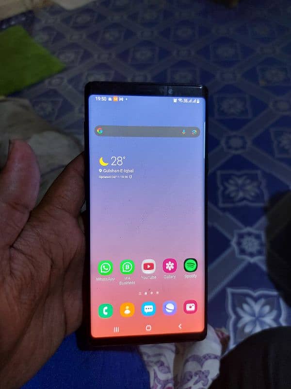 Samsung note 9 official pta approved both sim 2