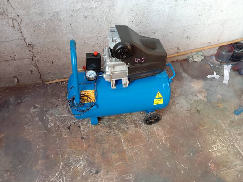 50ltr tank combined compressor 2. hp with 1month warranty 3