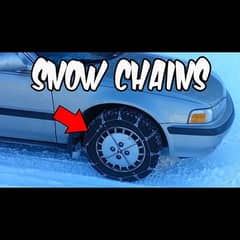 2pcs Snow Tire Chains Set Small cars for COROLA , CIVIC Cars  |