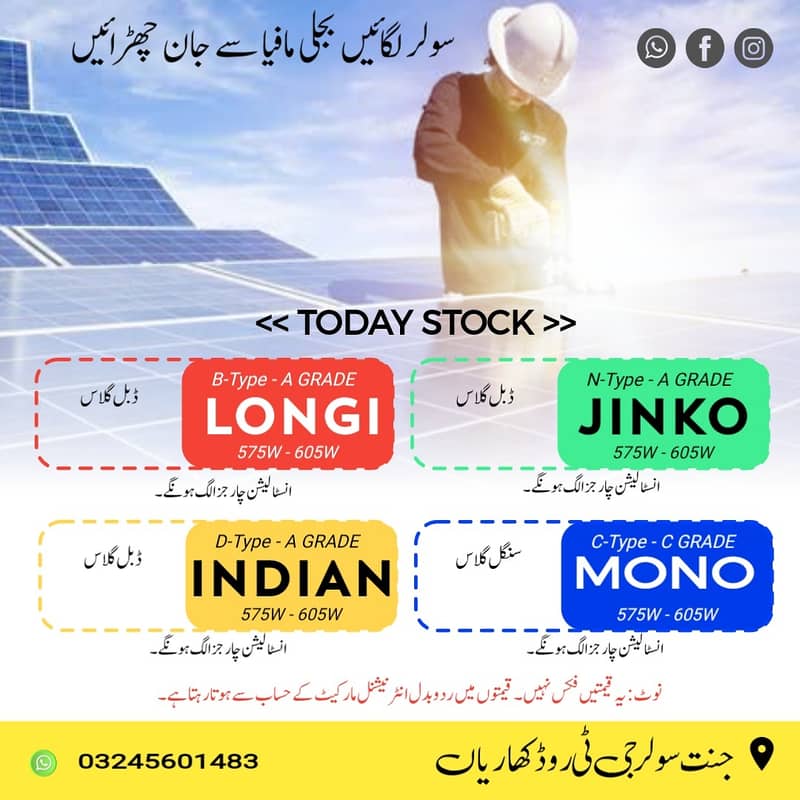 Jannat Solar True Source of Energy GT Road Kharian City 0