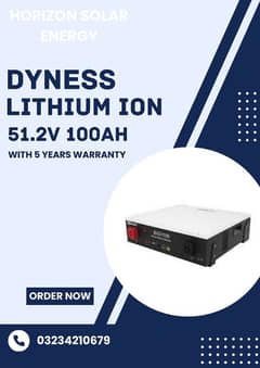 DYNESS Lithium ion 5 years warranty