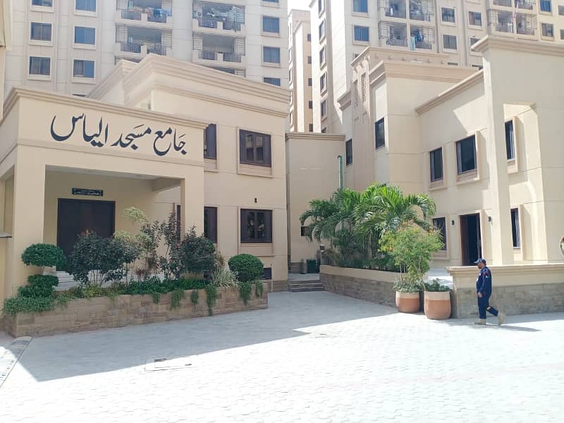 BRAND NEW 2 BED-DD FLAT AVAILABLE FOR SALE IN BOUNDARY WALL PROJECT FALAKNAZ PRESIDENCY MALIR KARACHI 14