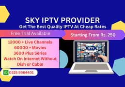 SKY IPTV PROVIDER FULL HD CHANNELS|MOVIES| SERIES WITHOUT FREEZING