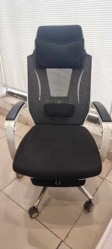 CEO office chair, table and guest chairs 6