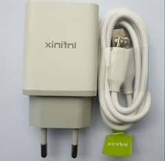 Infinix 18watt Fast charger with type c and (Micro USB cable)