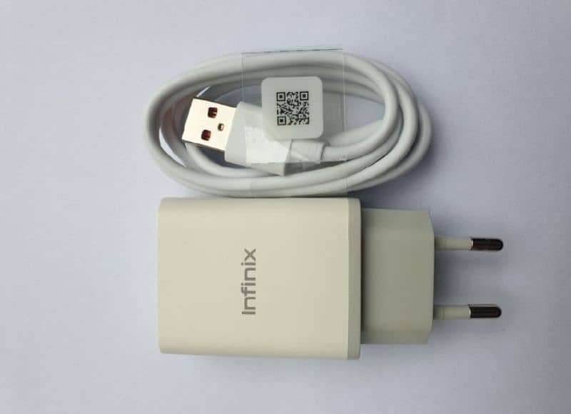 Infinix 18watt Fast charger with type c and (Micro USB cable) 5