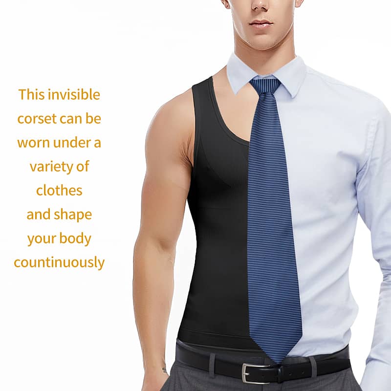 Slim N Lift Men Tummy Slimming Vest Men’s Slimming Shirt 1