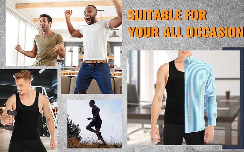 Slim N Lift Men Tummy Slimming Vest Men’s Slimming Shirt 4