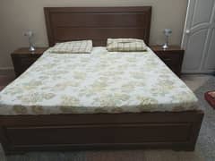 Double Bed With Two Side Tables