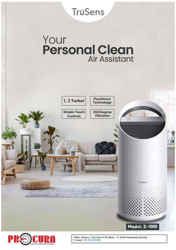 TruSens Air Purifier USA Available for sale 0