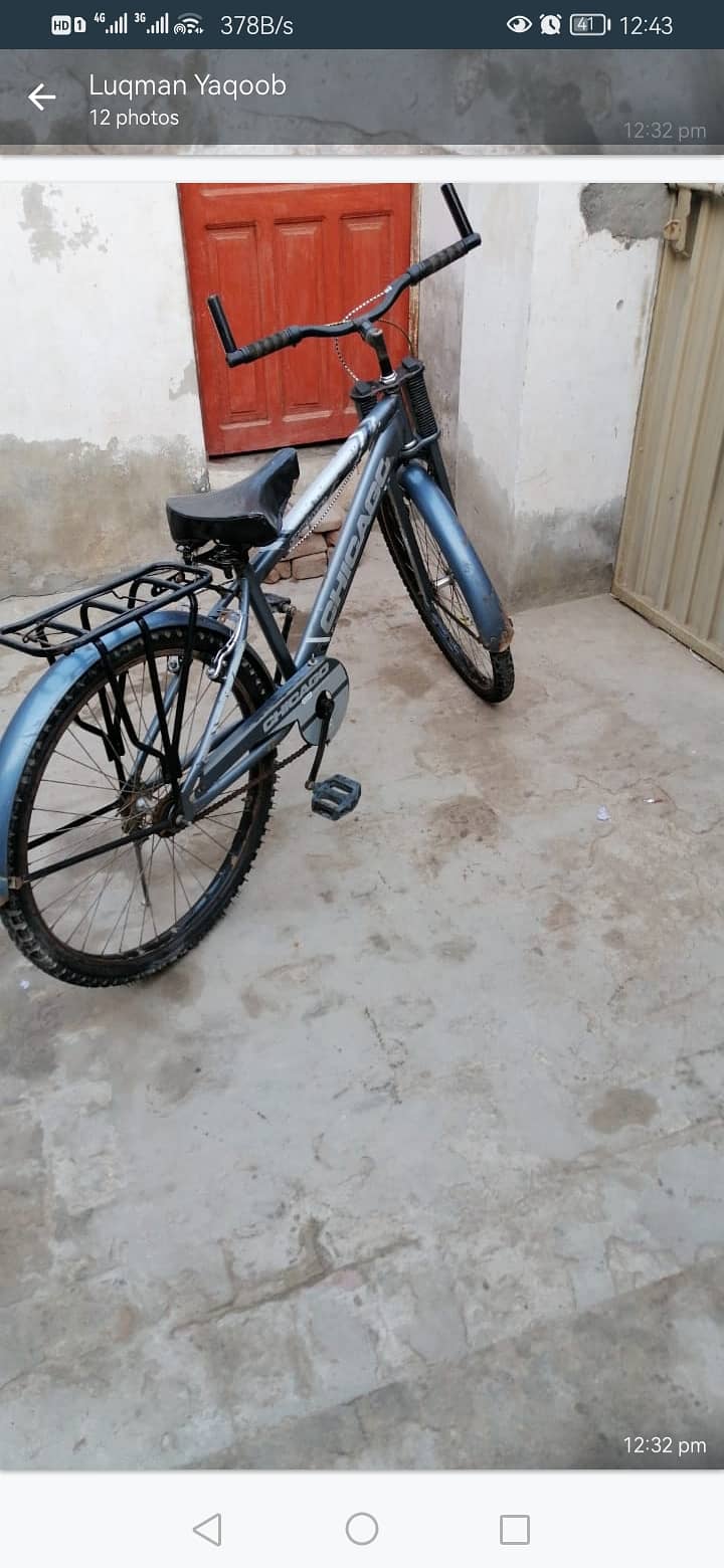 Chigago bike 6 month old  sale 18,000  03006727196 3