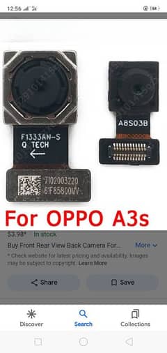 oppoa3s original  cameras