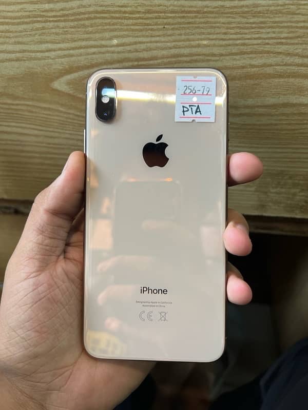 Iphone Xsmax Pta approved dual Sim 256gb 0