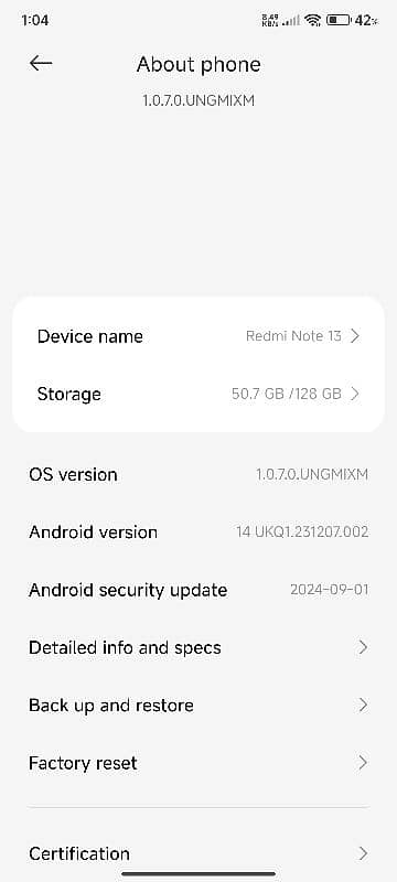 Redmi note 13 1