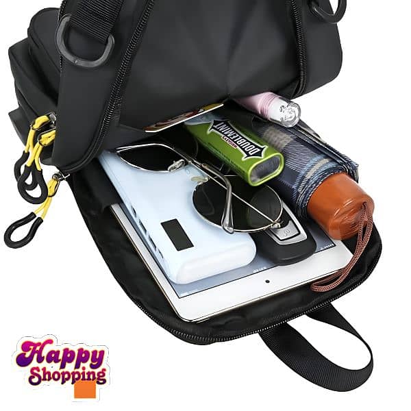 Stylish Waterproof Chest Cross Body Bag for Men with USB Port 4