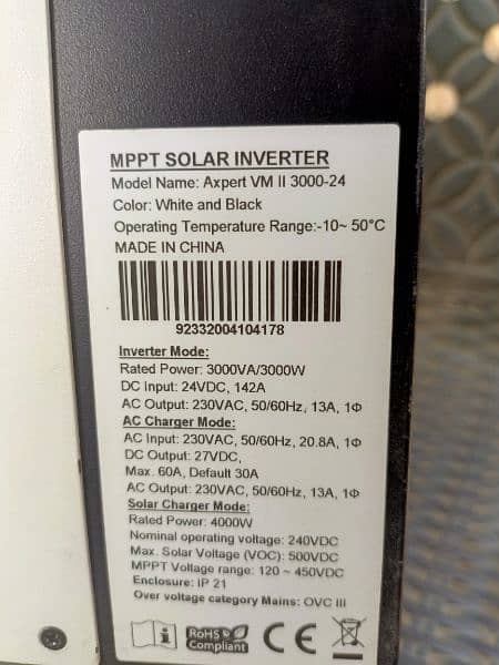 OneX 3kw inverter for sale 1