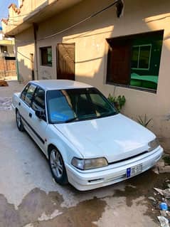 Honda Civic EXi 1989 islamabad number