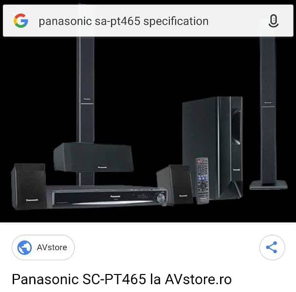 Panasonic Sound System o 1