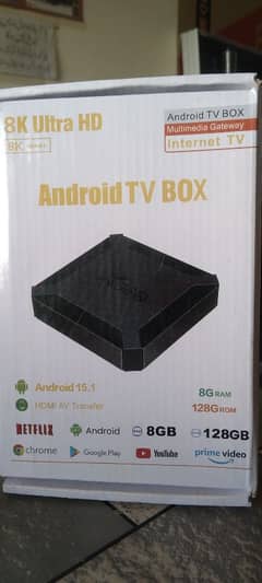 Android Box X 96Q Availbl; LED LCD&TV Conect; 8GB 128 Rom :;version 15