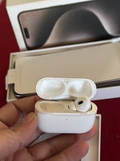 iphone 15proMax with complete packing PTA approve with Airpods Pro 2nd