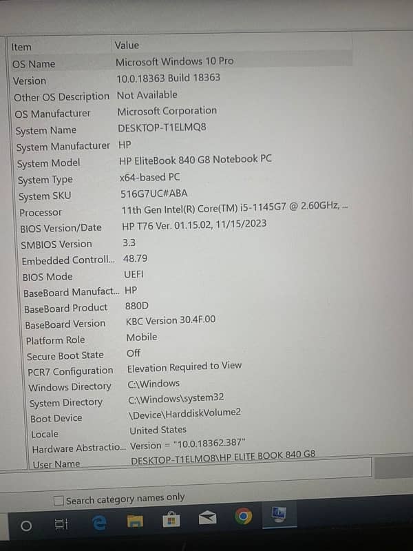 I5 Hp elitebook 840 G8 | 11th GEN | 16GB RAM 512GB SSD 11