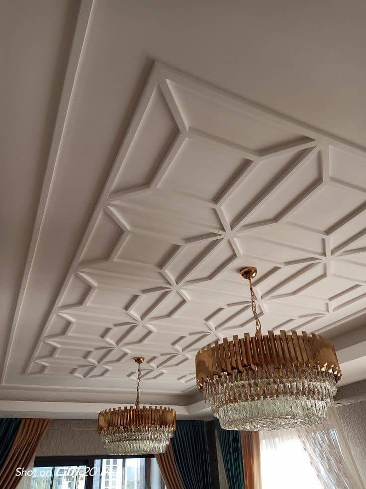 false ceiling pop / Gypsum ceiling/moldling frame /Roof ceiling 5