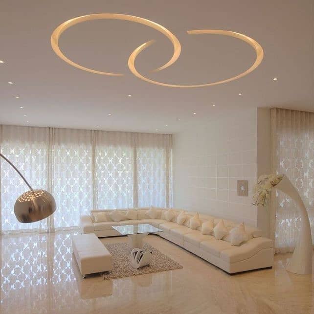 false ceiling pop / Gypsum ceiling/moldling frame /Roof ceiling 8