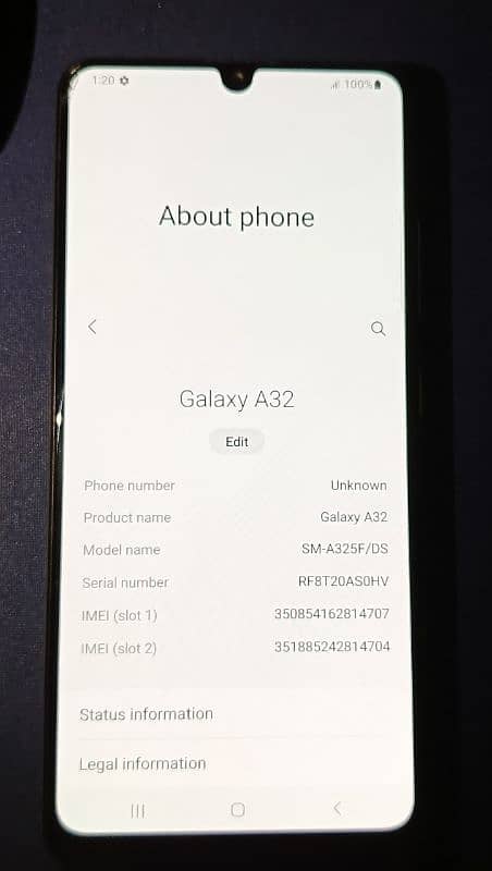 SAMSUNG A32. . 128gb 1