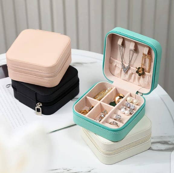 Latest Jewelry Organizer Box ,for Travelling Leather Box ,Hair Accesso 3