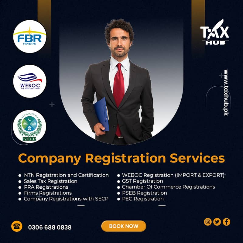 Sales Tax, Income Tax Return, e-filing, FBR, Tax Filer, NTN, GST 0