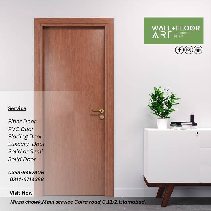 Pvc doors,Fiber doors, Floding door/wooden door/new door 0