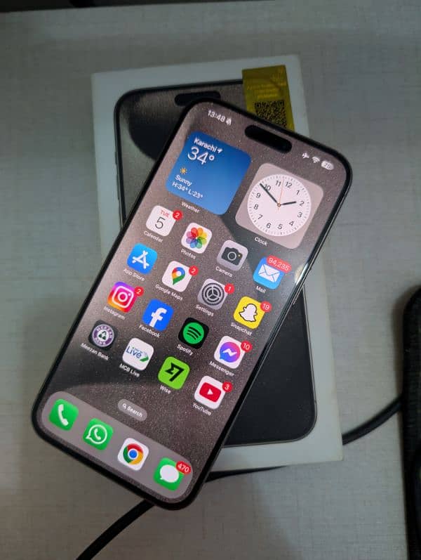 Iphone 15 Pro Max 256GB Official PTA Approved 2