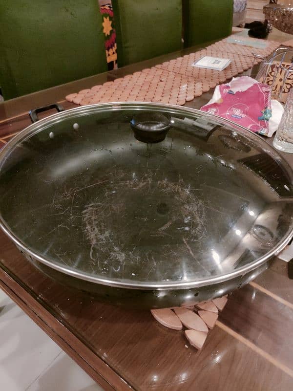 non stick karahi large and extra large size 9