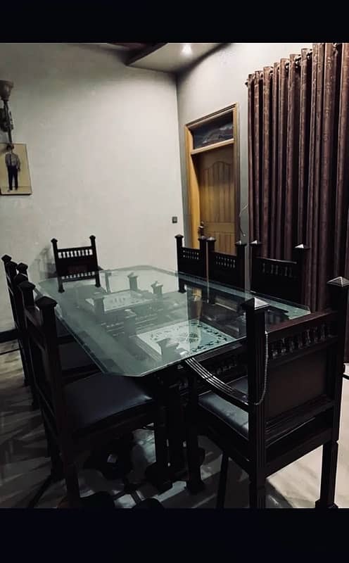 Dining table large size 8 person heavy table 1