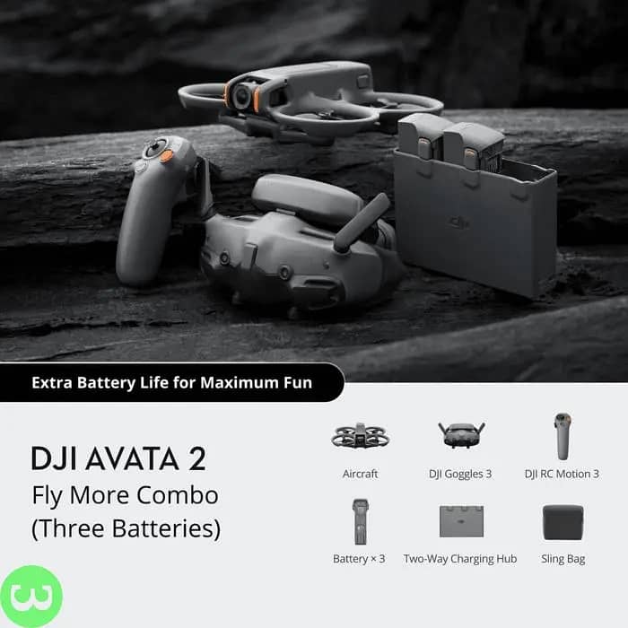 DJI Avata 2 Fly More Combo - 3 Batteries 0