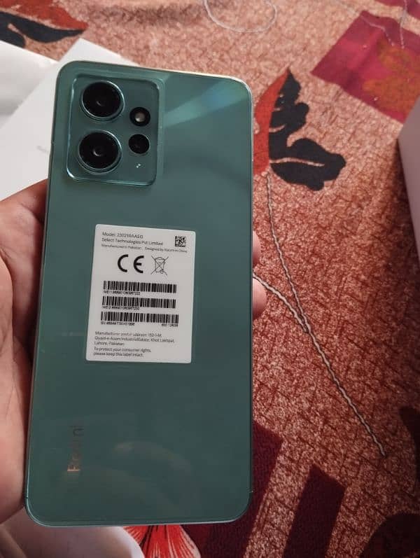 Urgent sale Xiaomi note 12 campalet box 8/128 with warranty 0