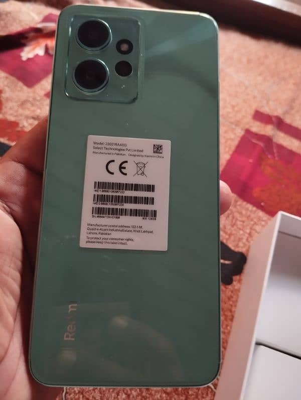 Urgent sale Xiaomi note 12 campalet box 8/128 with warranty 2