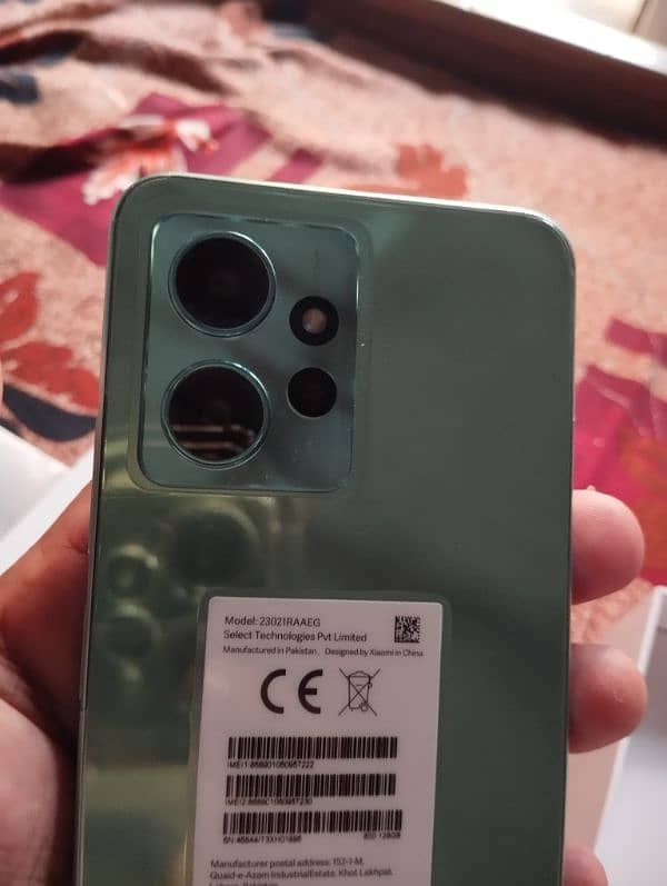 Urgent sale Xiaomi note 12 campalet box 8/128 with warranty 8