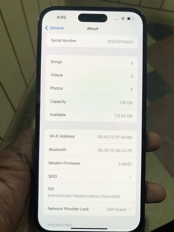 Iphone 14 pro max JV 128gb non pta 1