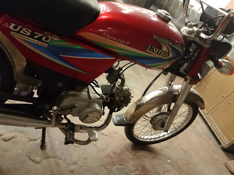 United 70 CC band engine good condition 2