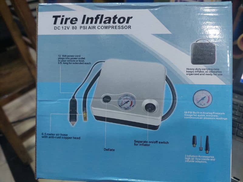 Heavy Duty Air Compressor or Car Inflator 1