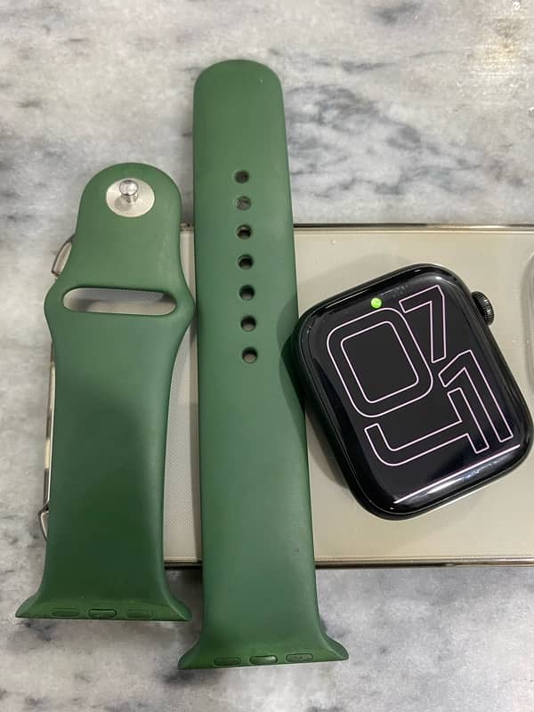 APPLE WATCH SERIES 7 45MM GREEN ALUMINIUM CASE 0