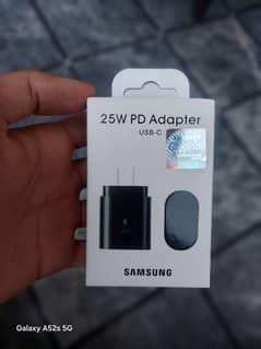 Samsung 25w super fast charger box pack available A+ Quality