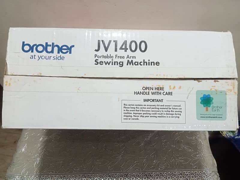 Orignal Brother sewing machine MODEL  JV1400 electric plastic body 6